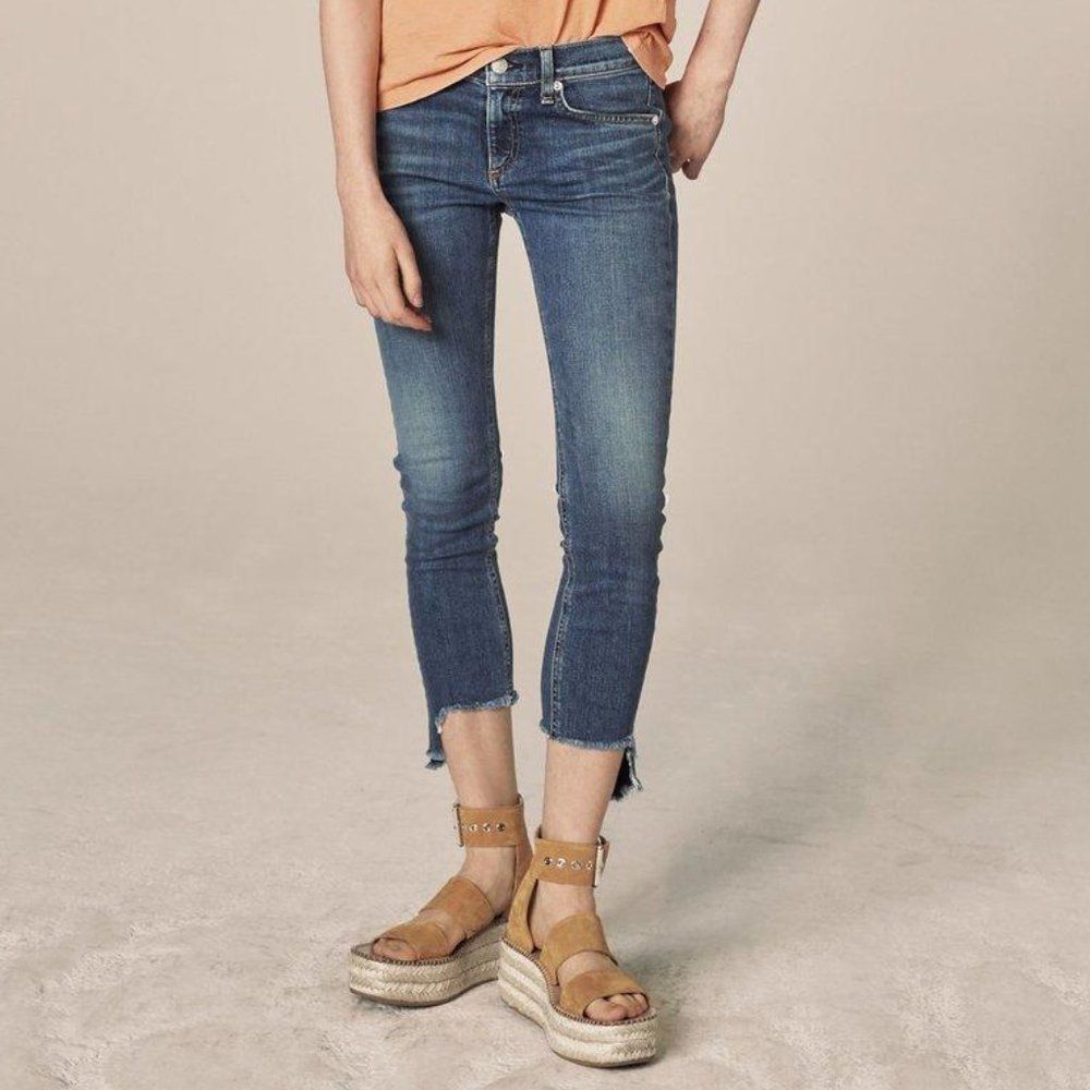 RAG & BONE Mid-Rise Ankle Skinny Jeans